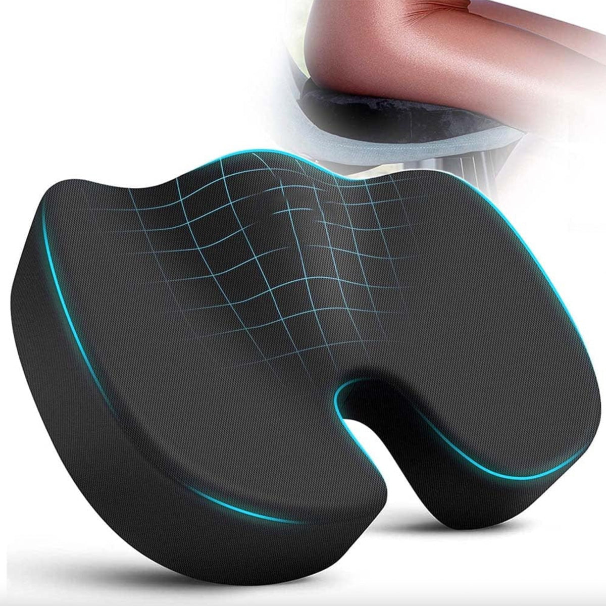 Body Revive™️ Ergonomic Memory Foam Seat Cushion